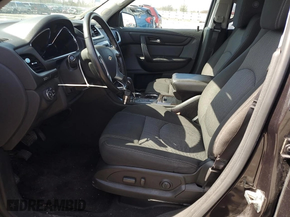 2017 Chevrolet Traverse LT with VIN 1GNKRGKD5HJ185795, listed as a Copart auction lot 50082545 with 96,981 mi miles and Salvage Title. Bid and sale history available at DreamBid. Image 7.