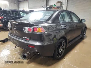2013 Mitsubishi Lancer Evolution MR with VIN JA32W5FV5DU016540, listed as a Copart auction lot 47615845 with 79,599 mi miles and Salvage Title. Bid and sale history available at carsss.com. Image 3.