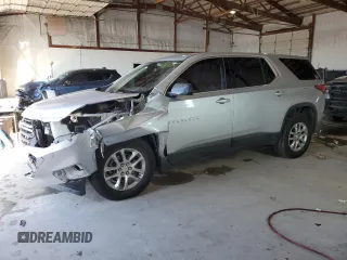 2019 Chevrolet Traverse LS with VIN 1GNERFKW1KJ166824, listed as a Copart auction lot 88951175 with 94,100 mi miles and Salvage Title. Bid and sale history available at carsss.com. Image 1.