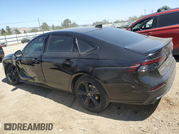 2024 Honda Accord Sport-L with VIN 1HGCY2F7XRA071060, listed as a Copart auction lot 57798775 with 37,078 mi miles and Salvage title. Bid and sale history available at DreamBid. Image 2.