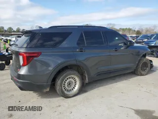 2020 Ford Explorer ST with VIN 1FM5K8GC2LGC22299, listed as a Copart auction lot 43443955 with 91,481 mi miles and Salvage Title. Bid and sale history available at DreamBid. Image 3.