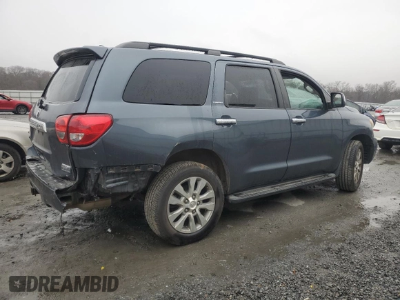 2010 Toyota Sequoia Ltd with VIN 5TDJY5G11AS028204, listed as a Copart auction lot 85012864 with 177,742 mi miles and Salvage Title. Bid and sale history available at carsss.com. Image 3.