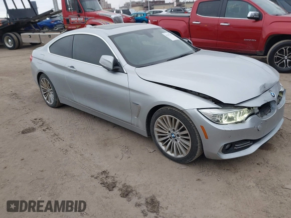 2014 BMW 4 Series 428i xDrive with VIN WBA3N5C53EF716542, listed as a IAAI auction lot 41157641 with 135,264 mi miles and . Bid and sale history available at DreamBid. Image 1.