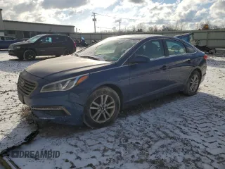 2015 Hyundai Sonata SE z VIN 5NPE24AF9FH120532, wystawiony jako Copart lot #48017995 z przebiegiem 128 591 mil mil oraz Szkoda całkowita • Salvage title. Historia ofert i sprzedaży dostępna na DreamBid. Obrazek 1.