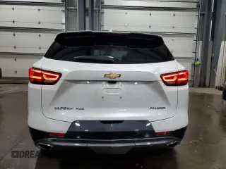 2023 Chevrolet Blazer Premier with VIN 3GNKBLRS5PS185195, listed as a Copart auction lot 80850814 with 29,230 mi miles and Salvage title. Bid and sale history available at DreamBid. Image 6.