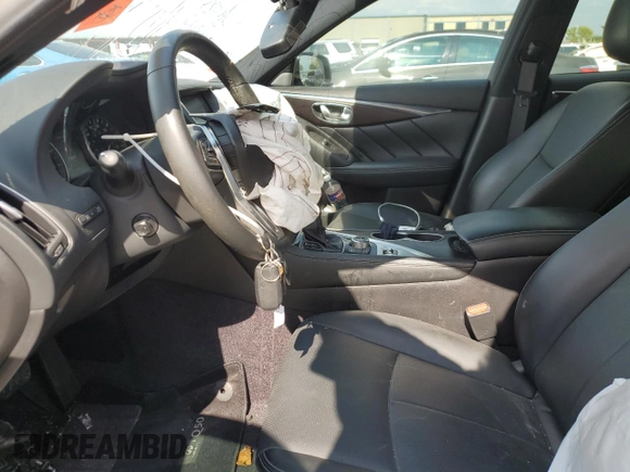 2023 Infiniti Q50 Sensory with VIN JN1EV7CP5PM511511, listed as a Copart auction lot 70323834 with 29,298 mi miles and Salvage title. Bid and sale history available at DreamBid. Image 7.