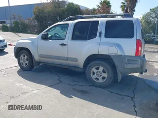 2005 Nissan Xterra S with VIN 5N1AN08U25C617723, listed as a IAAI auction lot 41588610 with Not Provided miles. Bid and sale history available at carsss.com. Image 3.