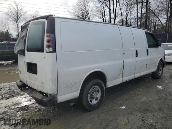 2013 Chevrolet Express Cargo Van with VIN 1GCZGUCGXD1155819, listed as a Copart auction lot 44511495 with 388,439 mi miles and Non Repairable. Bid and sale history available at carsss.com. Image 3.