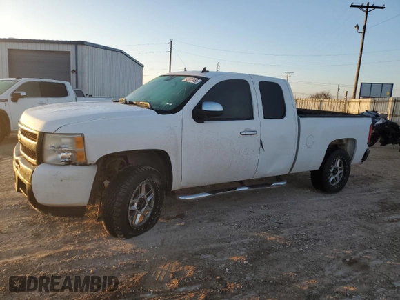 2010 Chevrolet Silverado 1500 LT with VIN 1GCSCSE03AZ215163, listed as a Copart auction lot 42872455 with 96,660 mi miles and Salvage Title. Bid and sale history available at DreamBid. Image 1.