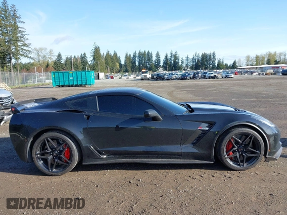 2018 Chevrolet Corvette Z06 3LZ with VIN 1G1YU2D62J5602073, listed as a IAAI auction lot 41999079 with 16,312 mi miles and . Bid and sale history available at DreamBid. Image 13.