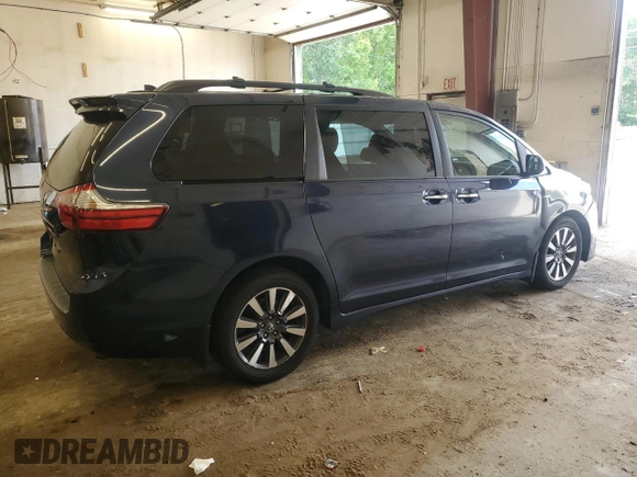 2020 Toyota Sienna XLE with VIN 5TDDZ3DC0LS237585, listed as a Copart auction lot 60913015 with 42,754 mi miles and Salvage title. Bid and sale history available at DreamBid. Image 3.