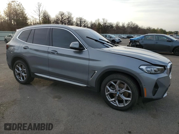 2024 BMW X3 xDrive30i z VIN 5UX53DP05R9U41219, wystawiony jako Copart lot #48721725 z przebiegiem Nie podano mil oraz Nie do naprawy • Non repairable. Historia ofert i sprzedaży dostępna na DreamBid. Obrazek 4.