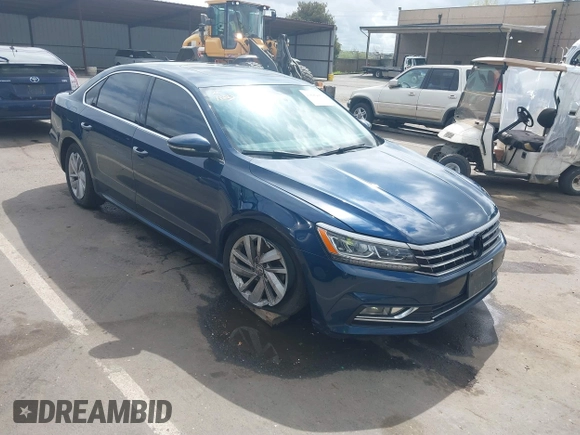 2018 Volkswagen Passat 2.0T SE with VIN 1VWBA7A30JC003243, listed as a IAAI auction lot 41895405 with 99,210 mi miles. Bid and sale history available at carsss.com. Image 1.