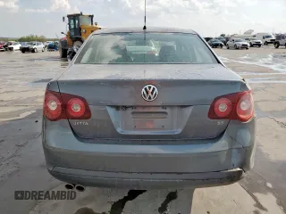 2008 Volkswagen Jetta Sedan S with VIN 3VWJM71K28M160291, listed as a Copart auction lot 50572735 with 0 mi miles and Salvage Title. Bid and sale history available at carsss.com. Image 6.