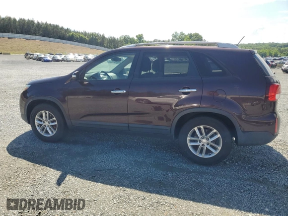 2015 Kia Sorento LX with VIN 5XYKT3A67FG562355, listed as a Copart auction lot 56797445 with 167,441 mi miles and Clean Title. Bid and sale history available at DreamBid. Image 2.