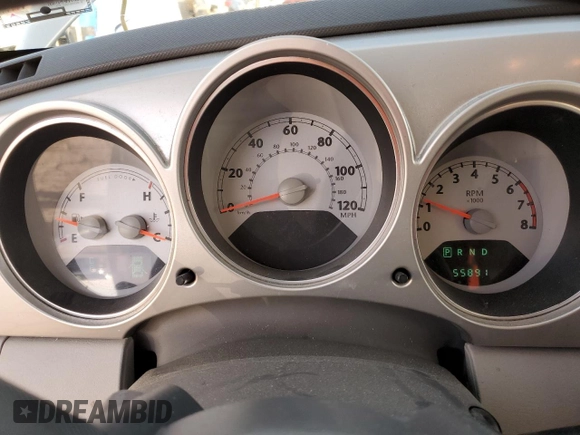 2007 Chrysler PT Cruiser Touring with VIN 3A8FY58B97T527692, listed as a Copart auction lot 45914655 with 55,891 mi miles and Salvage Title. Bid and sale history available at DreamBid. Image 9.