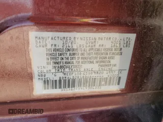 2020 Nissan Sentra SV with VIN 3N1AB8CV4LY306331, listed as a Copart auction lot 47730025 with 40,534 mi miles and Salvage Title. Bid and sale history available at carsss.com. Image 13.