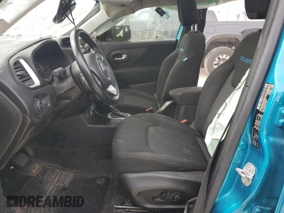 2021 Jeep Renegade Islander with VIN ZACNJDBB5MPM92000, listed as a Copart auction lot 55622165 with Not provided miles and Salvage title. Bid and sale history available at DreamBid. Image 7.