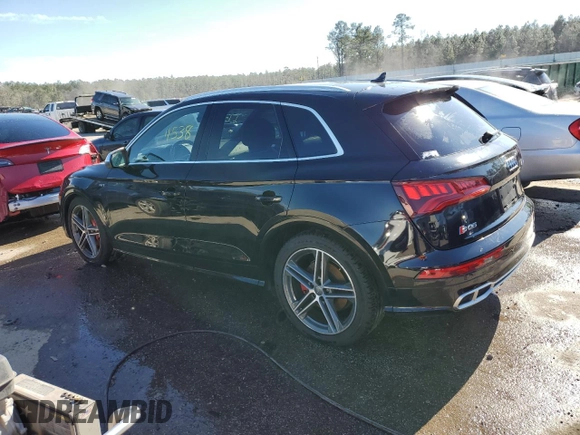 2018 Audi SQ5 Prestige with VIN WA1C4AFY7J2121953, listed as a Copart auction lot 41292974 with 65,365 mi miles and . Bid and sale history available at DreamBid. Image 2.