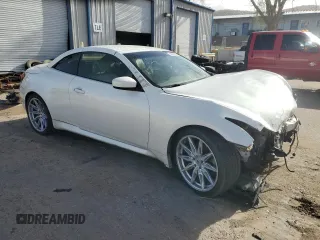 2010 Infiniti G37 with VIN JN1CV6FE6AM350606, listed as a Copart auction lot 48998955 with 124,014 mi miles and Salvage Title. Bid and sale history available at carsss.com. Image 4.