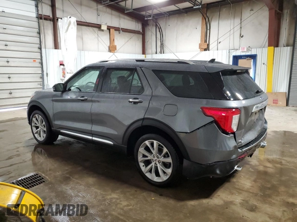 2024 Ford Explorer Platinum with VIN 1FM5K8HC8RGA65577, listed as a Copart auction lot 51620125 with 6,808 mi miles and Salvage Title. Bid and sale history available at carsss.com. Image 2.