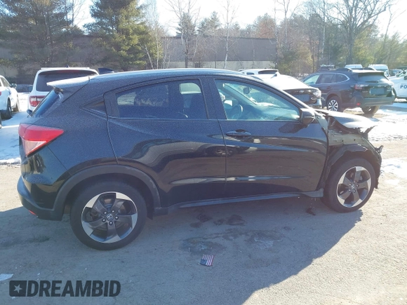 2018 Honda HR-V EX-L Navi with VIN 3CZRU5H76JM709888, listed as a IAAI auction lot 41307991 with 92,994 mi miles. Bid and sale history available at carsss.com. Image 14.