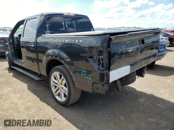 2013 Ford F-150 XL with VIN 1FTFW1ET5DFC70796, listed as a Copart auction lot 63118045 with 151,624 mi miles and Salvage title. Bid and sale history available at DreamBid. Image 2.