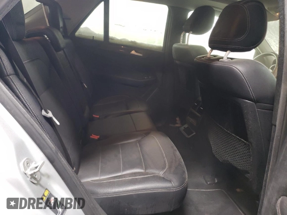 2015 Mercedes-Benz M ML 350 with VIN 4JGDA5HB4FA463744, listed as a Copart auction lot 41911765 with 53,842 mi miles and Salvage Title. Bid and sale history available at carsss.com. Image 10.