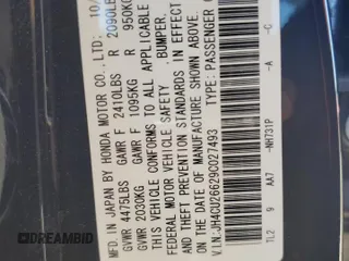 2009 Acura TSX z VIN JH4CU26629C027493, wystawiony jako Copart lot #57728345 z przebiegiem 103 717 mil mil oraz Szkoda całkowita • Salvage title. Historia ofert i sprzedaży dostępna na DreamBid. Obrazek 12.