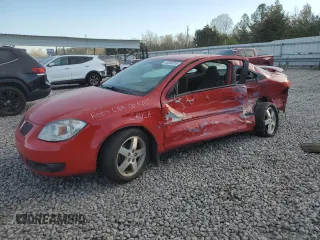 2007 Pontiac G5 with VIN 1G2AL15FX77123633, listed as a Copart auction lot 50008055 with 98,484 mi miles and Salvage Title. Bid and sale history available at carsss.com. Image 1.