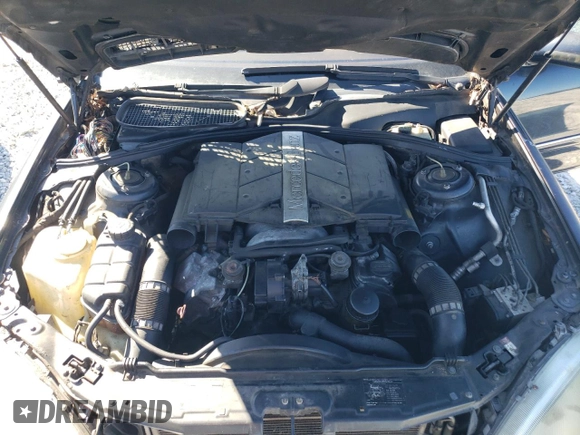 2002 Mercedes-Benz S-Class 5.0L with VIN WDBNG75J62A244906, listed as a Copart auction lot 45899985 with 0 mi miles and Clean Title. Bid and sale history available at carsss.com. Image 11.