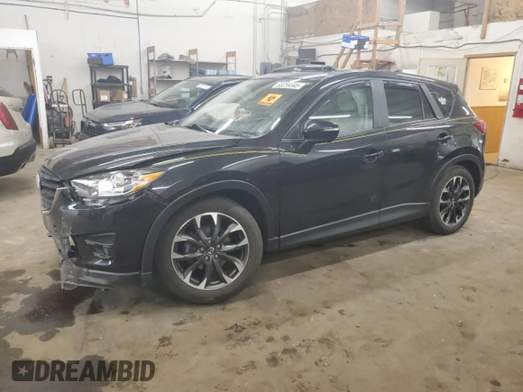 2016 Mazda CX-5 Grand Touring with VIN JM3KE4DY0G0854568, listed as a Copart auction lot 53259345 with 74,264 mi miles and Salvage Title. Bid and sale history available at carsss.com. Image 1.