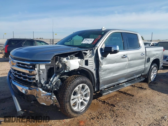 2024 Chevrolet Silverado 1500 LTZ with VIN 1GCUDGE84RZ309881, listed as a IAAI auction lot 41837654 with 8,873 mi miles and . Bid and sale history available at DreamBid. Image 2.
