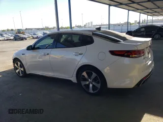 2018 Kia Optima SX with VIN 5XXGW4L29JG187515, listed as a Copart auction lot 56281485 with 179,355 mi miles and Salvage title. Bid and sale history available at DreamBid. Image 2.
