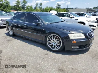 2010 Audi A8 with VIN WAURVAFA2AN007502, listed as a Copart auction lot 61910265 with Not provided miles and Clean title. Bid and sale history available at DreamBid. Image 4.