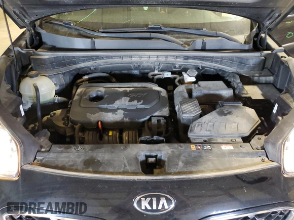 2020 Kia Sportage EX with VIN KNDPNCAC7L7631897, listed as a Copart auction lot 55474655 with 114,403 mi miles and Salvage title. Bid and sale history available at DreamBid. Image 12.