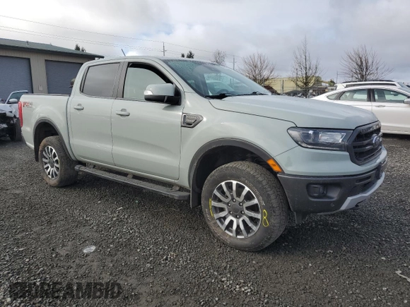 2021 Ford Ranger XL with VIN 1FTER4FH2MLD43784, listed as a Copart auction lot 46922955 with 34,627 mi miles and Salvage Title. Bid and sale history available at DreamBid. Image 4.