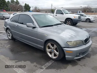 2004 BMW 3 Series 325Ci with VIN WBABD33424PL01554, listed as a IAAI auction lot 41499467 with 211,924 mi miles and . Bid and sale history available at carsss.com. Image 1.