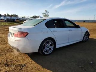 2014 BMW 5 Series 535i with VIN WBA5B1C58ED481559, listed as a Copart auction lot 51527985 with 121,887 mi miles and Salvage Title. Bid and sale history available at carsss.com. Image 3.
