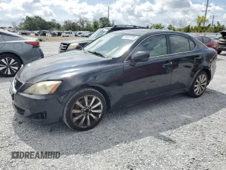 2008 Lexus IS 250 with VIN JTHCK262185019455, listed as a Copart auction lot 63402115 with 222,685 mi miles and Clean title. Bid and sale history available at DreamBid. Image 1.