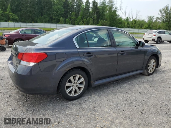 2010 Subaru Legacy Premium All-Weather Anniversary with VIN 4S3BMBC63A3243763, listed as a Copart auction lot 59732445 with 93,908 mi miles and Salvage title. Bid and sale history available at DreamBid. Image 3.