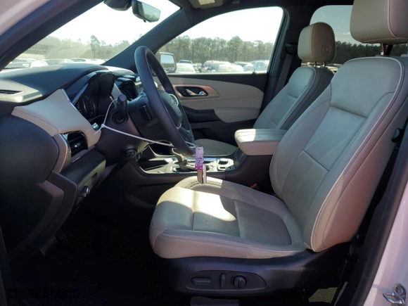 2022 Chevrolet Traverse Premier with VIN 1GNEVKKW7NJ181417, listed as a Copart auction lot 47732795 with 25,744 mi miles and Clean Title. Bid and sale history available at carsss.com. Image 7.