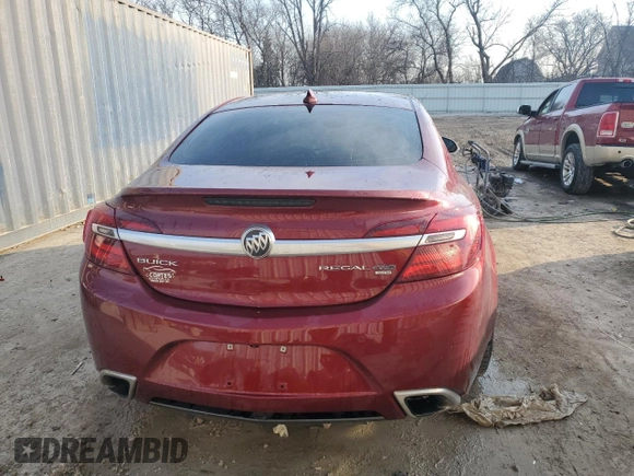 2016 Buick Regal GS with VIN 2G4GV5GX6G9158130, listed as a Copart auction lot 47283795 with 158,918 mi miles and Clean Title. Bid and sale history available at DreamBid. Image 6.