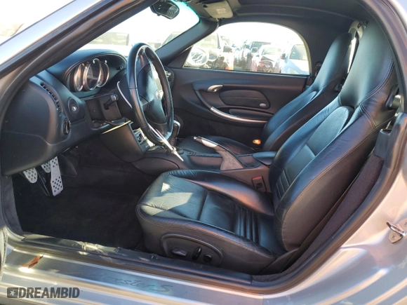 2001 Porsche Boxster S with VIN WP0CB29891U662097, listed as a Copart auction lot 86952684 with 81,510 mi miles and Salvage Title. Bid and sale history available at carsss.com. Image 7.