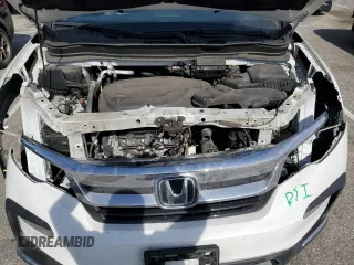 2021 Honda Pilot Elite with VIN 5FNYF6H02MB029791, listed as a Copart auction lot 42829435 with 54,403 mi miles and Salvage Title. Bid and sale history available at DreamBid. Image 12.
