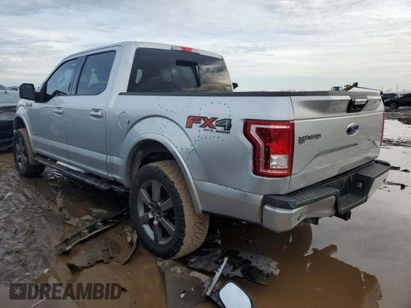 2015 Ford F-150 XLT with VIN 1FTEW1EP3FKD96289, listed as a Copart auction lot 46457355 with 116,917 mi miles and Salvage Title. Bid and sale history available at carsss.com. Image 2.
