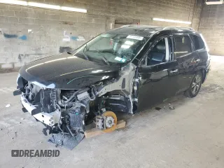 2019 Nissan Pathfinder S with VIN 5N1DR2MM6KC612474, listed as a Copart auction lot 48480395 with 100,129 mi miles and Salvage Title. Bid and sale history available at carsss.com. Image 1.