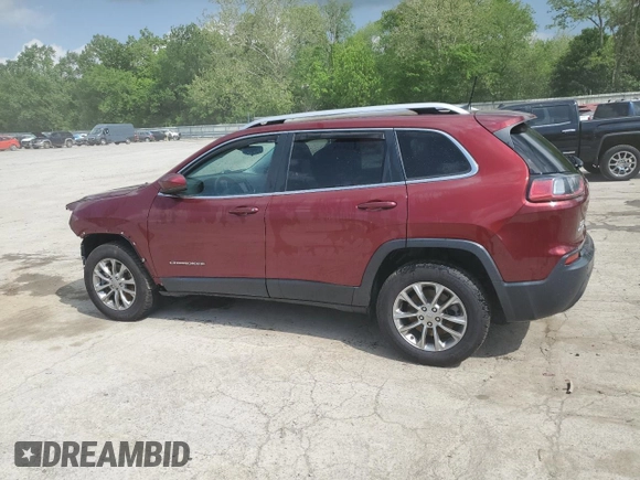 2020 Jeep Cherokee Altitude z VIN 1C4PJMLX9LD636716, wystawiony jako Copart lot #55208185 z przebiegiem 38 903 mil mil oraz Szkoda całkowita • Salvage title. Historia ofert i sprzedaży dostępna na DreamBid. Obrazek 2.