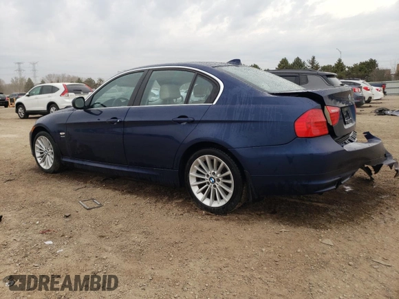 2011 BMW 3 Series 335i xDrive with VIN WBAPL5C54BA919777, listed as a Copart auction lot 53599895 with Not provided miles and Salvage title. Bid and sale history available at DreamBid. Image 2.
