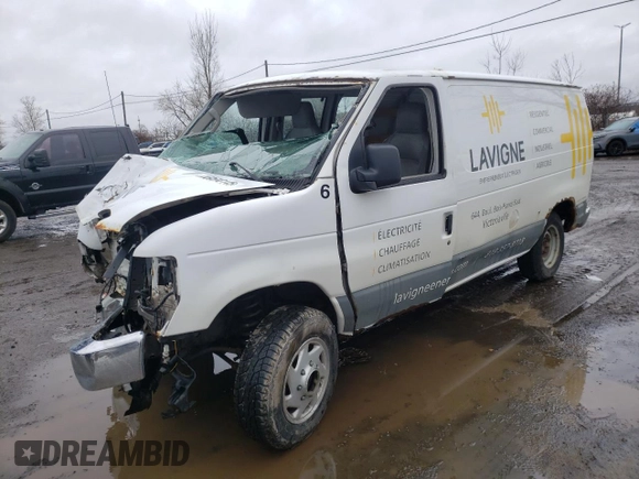 2011 Ford Econoline Cargo Commercial с VIN 1FTNE1EW9BDA93347, выставлен на аукционе Copart как лот 50518145 с пробегом Не указан миль и На запчасти • Non repairable. История ставок и продаж доступна на DreamBid. Изображение 1.